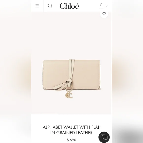 ❌SOLD❌ 🩷Chloe Alphabet Wallet🩷 - Picture 14 of 14